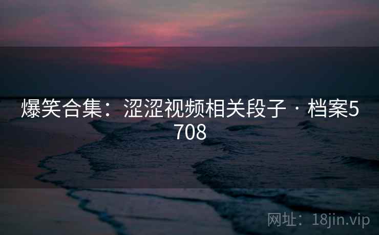 爆笑合集：涩涩视频相关段子 · 档案5708